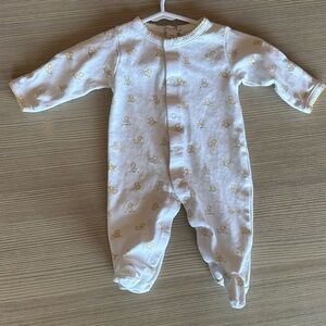 Kissy Kissy newborn baby chicks cotton onesie Footie